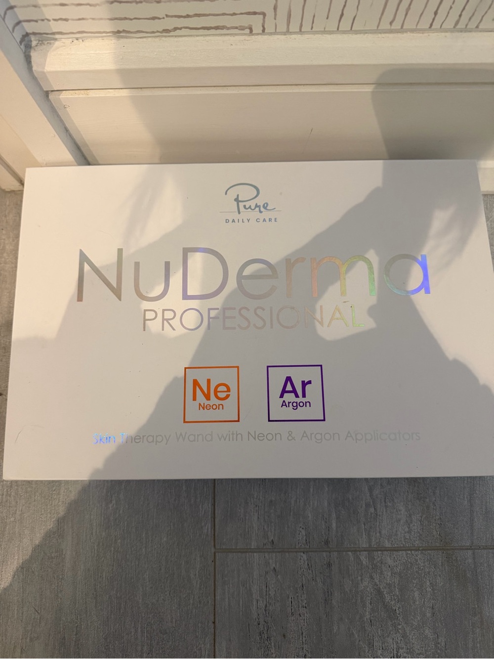 NuDerma Professional Skin Therapy Wand — White